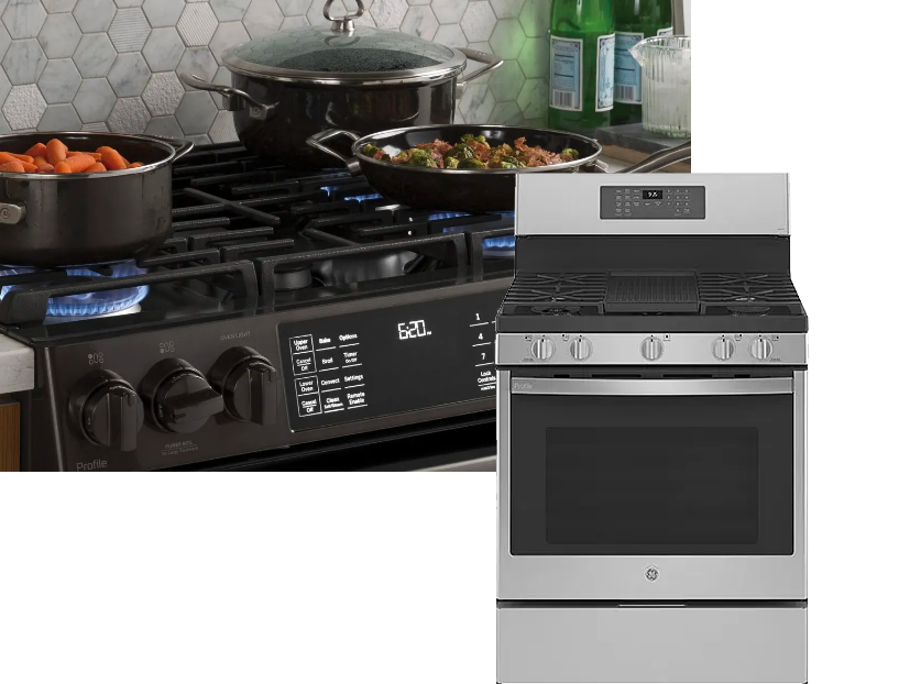 GE Ovens, Ranges, and Cooktops
